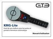 GTE KMG-Lite Manuel D'utilisation