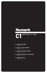 Numark C1 PROFESSIONAL 19 Guide D'utilisation Rapide
