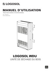 Logosol WDU Manuel D'utilisation
