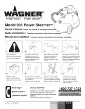 WAGNER 905 Power Steamer Guide D'utilisation