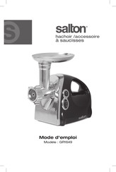 Salton GR1649 Mode D'emploi