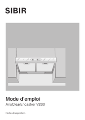 Sibir AiroClearEncastrer V200 Mode D'emploi