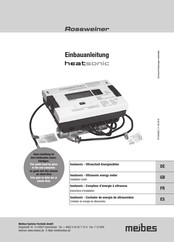 meibes Rossweiner Heatsonic Instructions D'installation