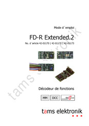 tams elektronik FD-R Extended.2 Mode D'emploi