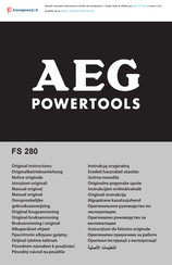 AEG FS 280 Notice Originale