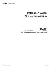 aquabrass R8295 Guide D'installation