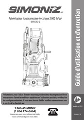 Simoniz XE27 Guide D'utilisation Et D'entretien