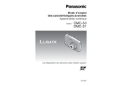 Panasonic Lumix DMC-S3 Mode D'emploi
