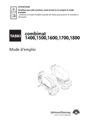 JohnsonDiversey TASKI combimat 1400 Mode D'emploi
