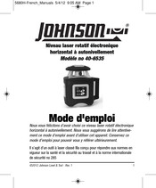 Johnson 40-6535 Mode D'emploi