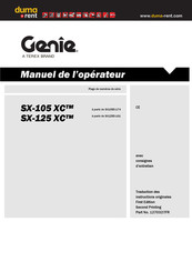Terex Genie SX-125 XC Manuel De L'opérateur