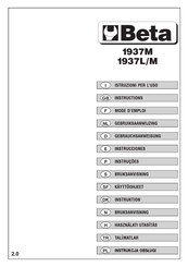 Beta 1937L/M Mode D'emploi