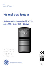 GE VCL 1500 Manuel D'utilisateur