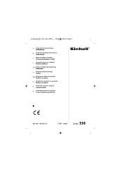EINHELL BT-EH 250 Mode D'emploi D'origine