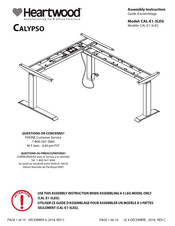 Heartwood CALYPSO CAL-E1-3LEG Guide D'assemblage