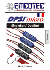 Emcotec DPSI micro DualBat Mode D'emploi