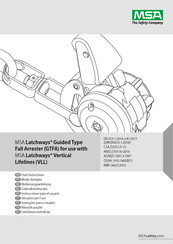 MSA Latchways Guided Type Fall Arrester Mode D'emploi