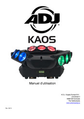 ADJ KAOS Manuel D'utilisation