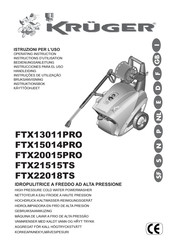 Kruger FTX13011PRO Instructions D'utilisation