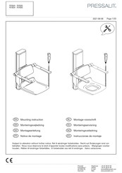 Pressalit R7634 Notice De Montage