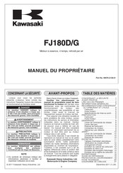 Kawasaki FJ180D Manuel Du Propriétaire