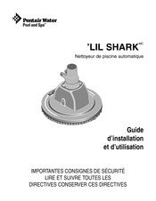 Pentair Water Pool and Spa LIL SHARK GW8000 Guide D'installation Et D'utilisation