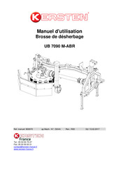 Kersten UB 7090 M-ABR Manuel D'utilisation