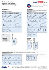 eku BANIO 40 GF Instructions De Montage