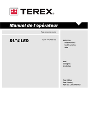 Terex RL 4 LED Manuel De L'opérateur