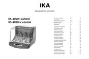 IKA KS 4000 i control Mode D'emploi
