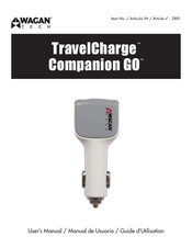 Wagan Tech TravelCharge Companion GO Guide D'utilisation