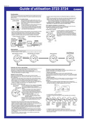 Casio 3723 Guide D'utilisation