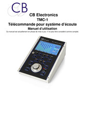CB ELECTRONICS TMC-1 Manuel D'utilisation