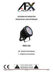 Afx Light IPAR 136 Manuel D'utilisation