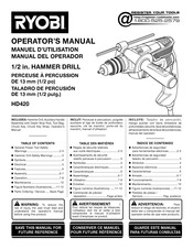 Ryobi HD420 Manuel D'utilisation