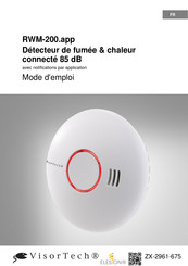 VisorTech ELESION RWM-200.app Mode D'emploi