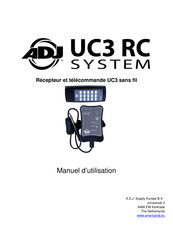 ADJ UC3 RC Manuel D'utilisation