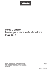 Miele PLW 8617 Mode D'emploi