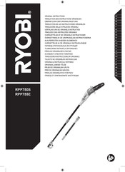 Ryobi RPP750S Traduction Des Instructions Originales