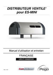 Pego EasySTEAM 400UMFAN80 Manuel D'utilisation Et Entretien