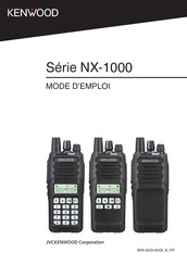 Kenwood NX-1000 Série Mode D'emploi