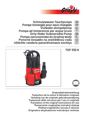 Grizzly TSP 550 K Traduction De La Notice D'utilisation Originale