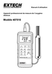 Extech Instruments 407510 Manuel D'utilisation