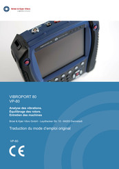 Spectris Brüel & Kjaer VIBROPORT 80 E Traduction Du Mode D'emploi Original