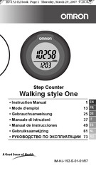Omron Walking style One Mode D'emploi