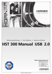 Hürner HST 300 Manual USB 2.0 Manuel Utilisateur