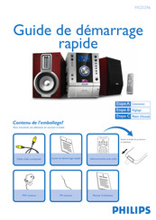 Philips MCD296 Guide De Démarrage Rapide