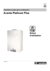 REMEHA Avanta Platinum Plus Notice D'utilisation