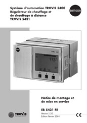 Samson TROVIS 5431 Notice De Montage Et De Mise En Service