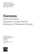 Kenmore 137631400 A Instructions D'installation
